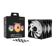 BE QUIET! Light Wings LX 120mm High-speed PWM Triple Pack 3x120mm - 1287580 - zdjęcie 4